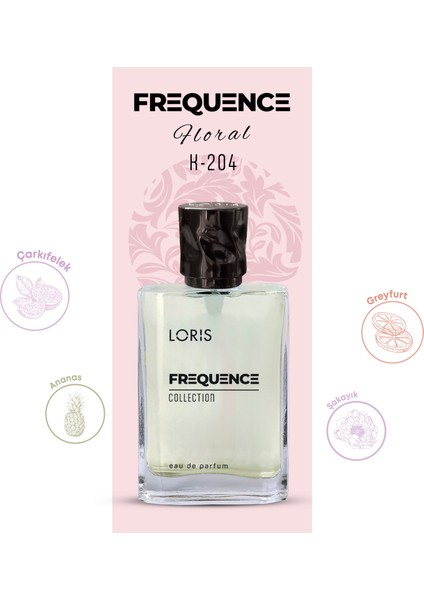 K-204 Frequence Parfume Edp 50ml Çiçek&Meyve Kadın Parfüm indirimleri