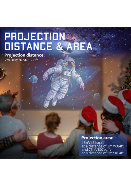 Astronot Galaxy Projector Star Gece Işığı Uzaktan, Bulutsör Projektör, Çocuk Yatak Odası Dekoru Için Uzay Arkadaşı Projektörü (Yurt Dışından) indirimleri