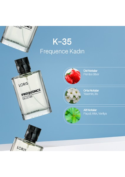 K-35 Frequence Parfume Edp 50ml Cyhpre-Citrus Kadın Parfüm fırsatları