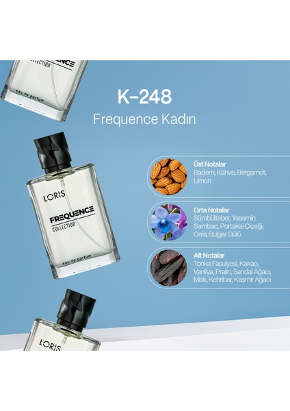 K-248 Frequence Parfume Edp 50ml Oryantal Kadın Parfüm fırsatları
