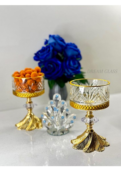 Gold Ayaklı Çok Amaçlı 2 Kişilik Sunum Kase Seti modelleri