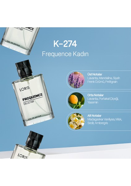 K-274 Frequence Parfume Edp 50 ml Oriental Kadın Parfüm fiyatları