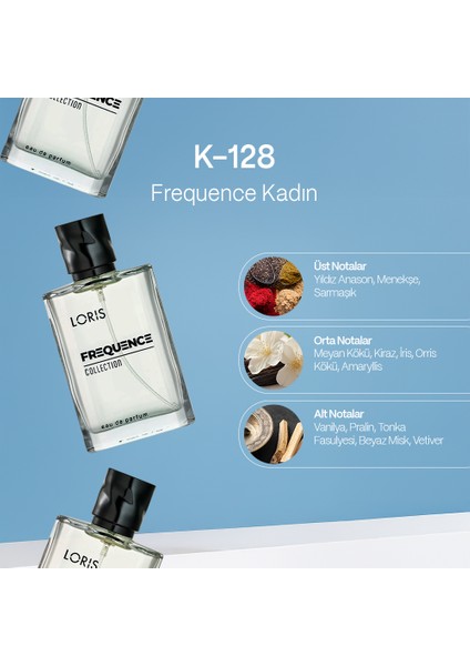 K-128 Frequence Parfume 50 ml EDP Kadın Parfüm fiyatları