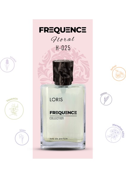K-025 Frequence Parfume Edp 50ml Çiçek Kadın Parfüm indirimleri