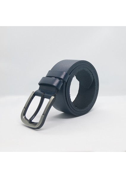 Erkek Hakiki Deri Kemer 4.5 cm Spor Model – Çelik Tokalı, Şık ve Dayanıklı Yerli Üretim