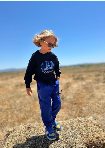 Işlemeli Baskili 2 Iplik Sweatshirt-Eşofman Altı Mevsimlik Erkek Çocuk Takım fiyatları