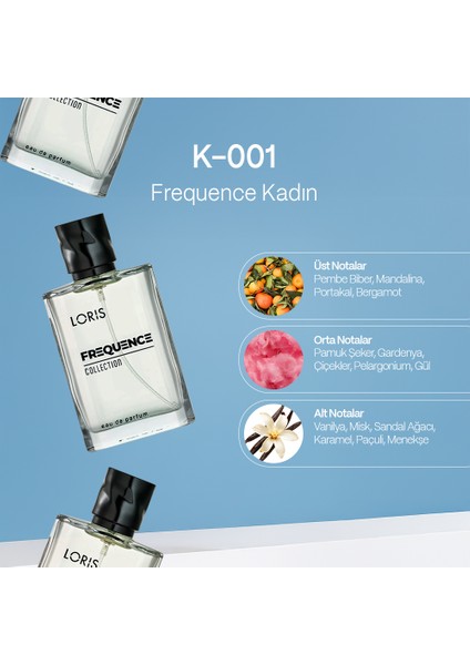 K-001 Frequence Parfume Edp 50ml Oryantal Kadın Parfüm indirimleri
