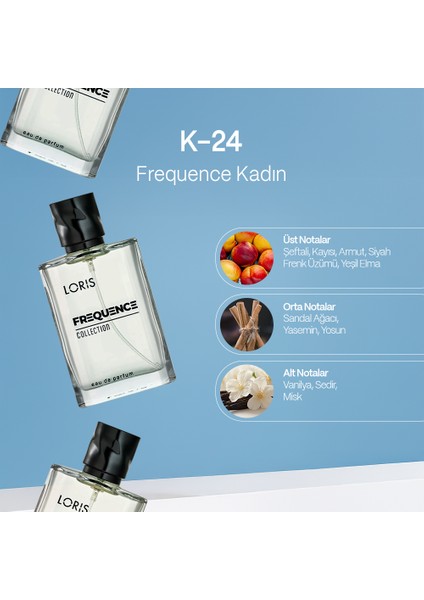 K-24 Frequence Parfume Edp 50ml Tatlı-Meyve Kadın Parfüm fiyatları