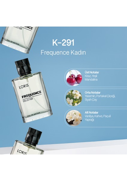 K-291 EDP Frequence Kadın Parfümü 50 ml fiyatları