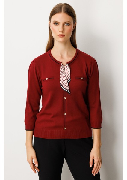 65352 Onteks Kazak Önü Cepleri Düğmeli Yarım Kol