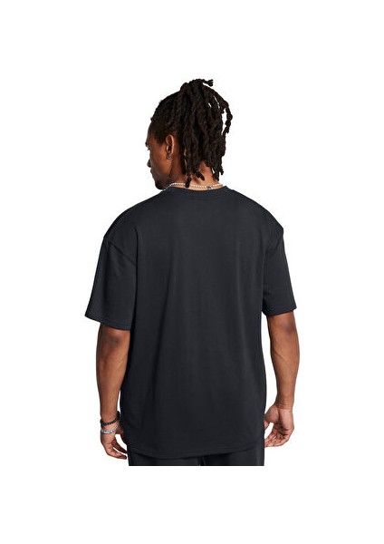 1386803-001 Ua Hw Os Sm Box Ss Siyah Yuvarlak Yaka Normal Kalıp Erkek T-Shirt fiyatları