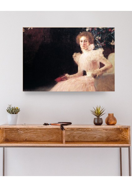 Gustav Klimt -Sonja Knips - Ahşap Mdf Tablo modelleri