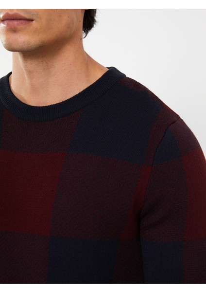 Yeni Sezon Bisiklet Yaka Uzun Kollu Ekose Erkek Triko Kazak fırsatları