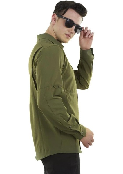 Tegus Uzun Kollu Erkek Gömlek Haki (600701) fiyatları