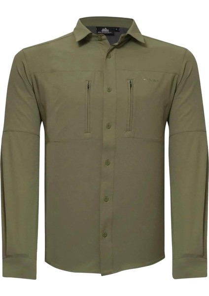 Tegus Uzun Kollu Erkek Gömlek Haki (600701) fırsatları