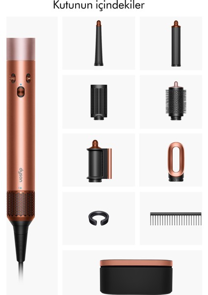 Airwrap I.d.™ Saç Şekillendirme ve Kurutma Seti (Amber Silk) fırsatları
