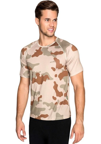 Microfiber T-Shirt - Thermoform - Army - Kahve