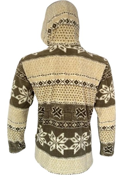 Kapşonlu Polar Ceket - Thermoform - Kahverengi fiyatları