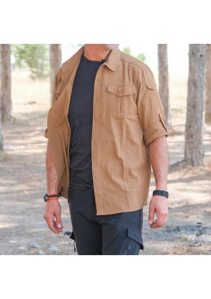 Loç Outdoor Tactical Erkek Gömleği Kum modelleri