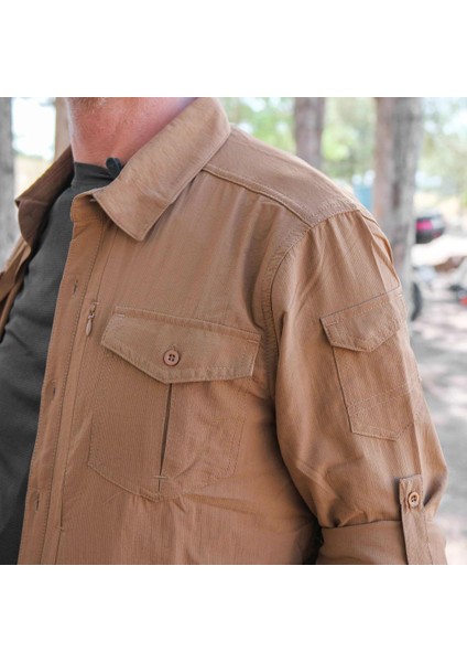 Loç Outdoor Tactical Erkek Gömleği Kum indirimleri