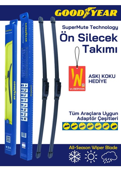 + Goodyear Vw Passat cc 2008-2011 Muz Silecek Takımı