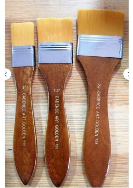 726 Ipek Fırça 2 Numara Kolay Kontrol ve Uzun Ömürlü Kullanım için Sarı modelleri