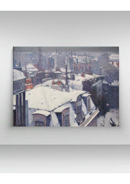 Gustave Caillebotte - Vue De Toits - Ahşap Mdf Tablo fiyatları
