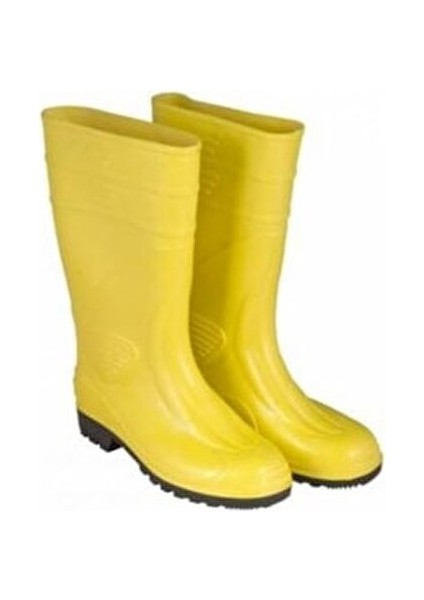Pvc Uzun Sarı Iş Çizme