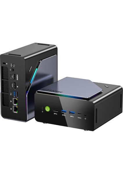K12 Amd Ryzen7 H 255 Işlemci, 32GB Ddr5 5600MHZ Ram, 1tb Ssd, Oculink, 2x2.5g Win 11 Pro Mini Pc