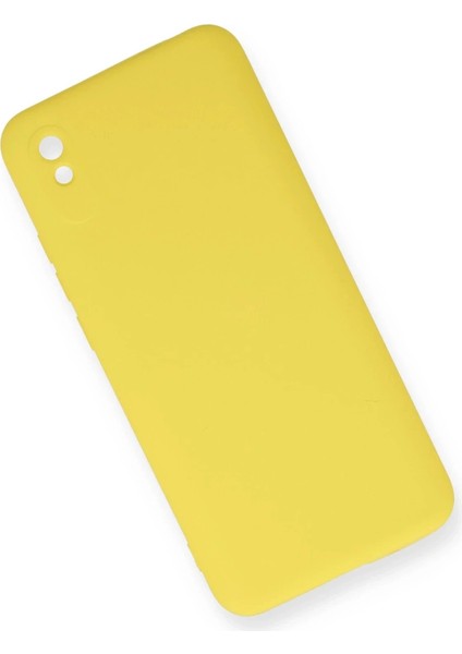 Bfs Xiaomi Redmi 9A Kılıf Nano Içi Kadife Silikon - Sarı fiyatları