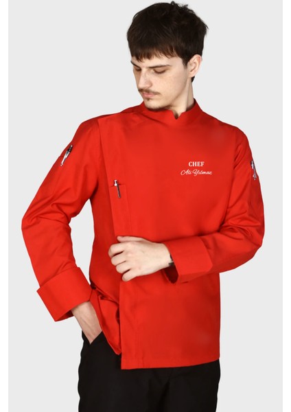 Isim Hediyeli Aşçı Ceketi Aşçı Ceketleri Şef Ceketi Aşçı Kıyafetleri Aşçı Elbisesi Chef Aşçı Forması