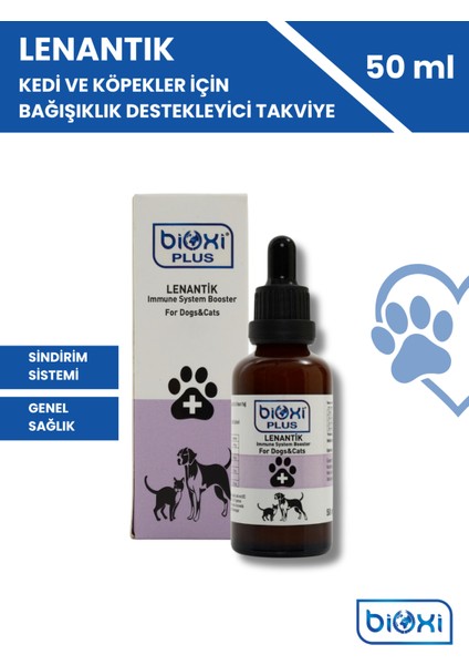 Lenantik, Kedi ve Köpekler Için Bağışıklık Destekleyici Takviye Gıda 50 ml