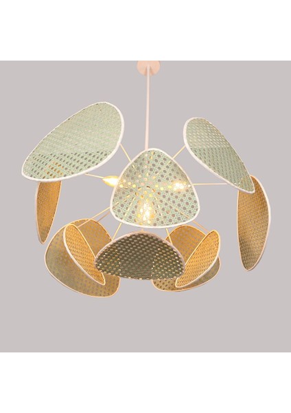 Yeşil Bulut Doğal Hazeran Avize 75X35 Cm, 9+1 ve 3+1 Duylu fırsatları