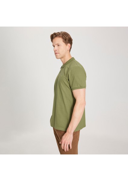Regular Fit Normal Kesim Polo Yaka %100 Pamuk Tişört