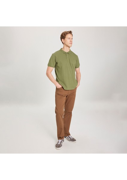 Regular Fit Normal Kesim Polo Yaka %100 Pamuk Tişört