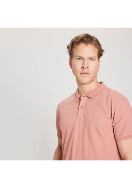 Erkek Pembe Polo Tişört