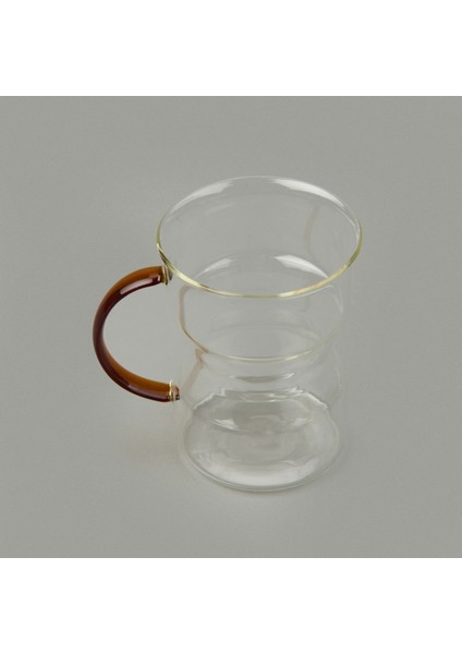 Keyif 3'lü Renkli Kulplu Cam Kupa - Renkli - 200 ml modelleri