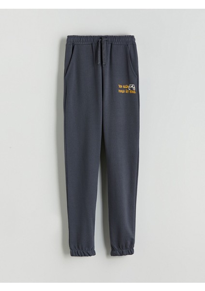 Yeni Sezon Beli Lastikli Erkek Çocuk Jogger Eşofman Alt