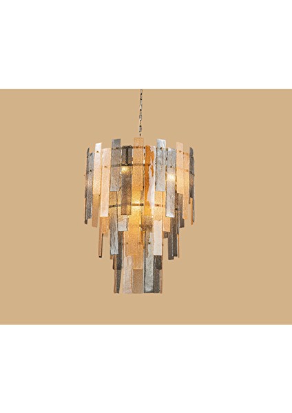 Leiden Camlı Yuvarlak Avize - 70 cm fiyatları