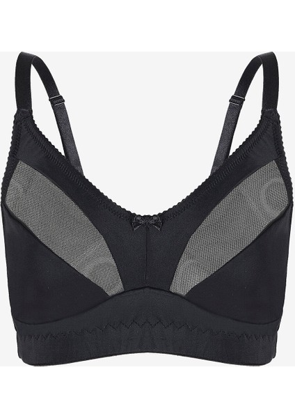Siyah Rosa Minimizer Toparlayıcı Sütyen