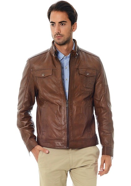 Erkek Deri Mont