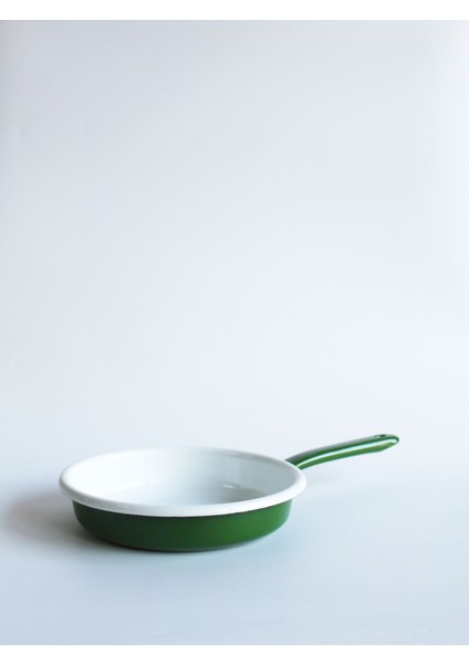 Emaye Tava 18 cm Yeşil