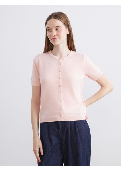 Yeni Sezon Bisiklet Yaka Kadın Triko Hırka