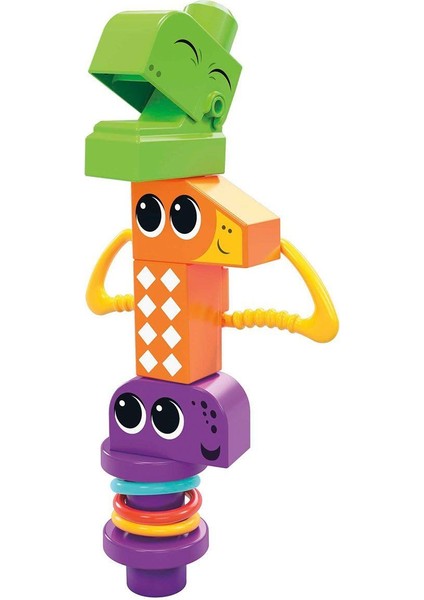 HKN43 Mega Bloks Sesli ve Hareketli Dinozorlar 24 Parça +1 Yaş modelleri