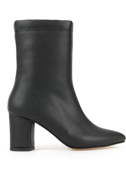 , Kadın Topuklu Bot 1531044Z4006 Siyah