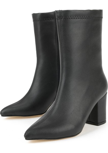 , Kadın Topuklu Bot 1531044Z4006 Siyah indirimleri