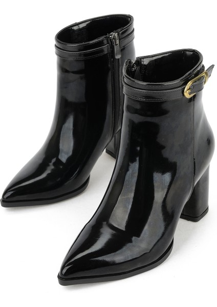 , Kadın Topuklu Bot 1531044Z4010 Siyah indirimleri