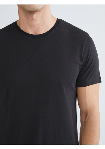 Yeni Sezon Bisiklet Yaka Erkek Pijama Takımı 2'li Paket indirimleri
