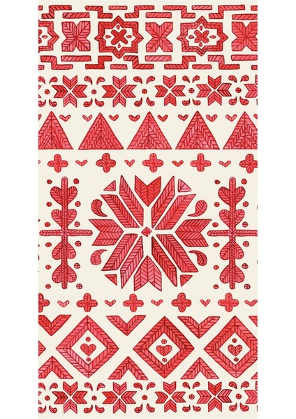 Fair Isle Guest Napkins Pack Of 16
