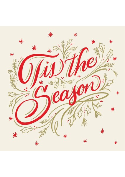 Fair Isle Cocktail Napkins Pack Of 20